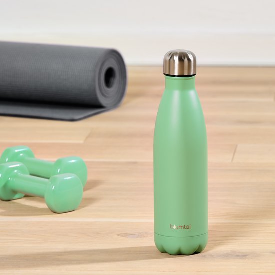 Blumtal Thermosfles - Met dubbele wand - Thermosbeker Koffie, Thee en Koele dranken - Travel Mug - 350ml - Summer Green - Groen