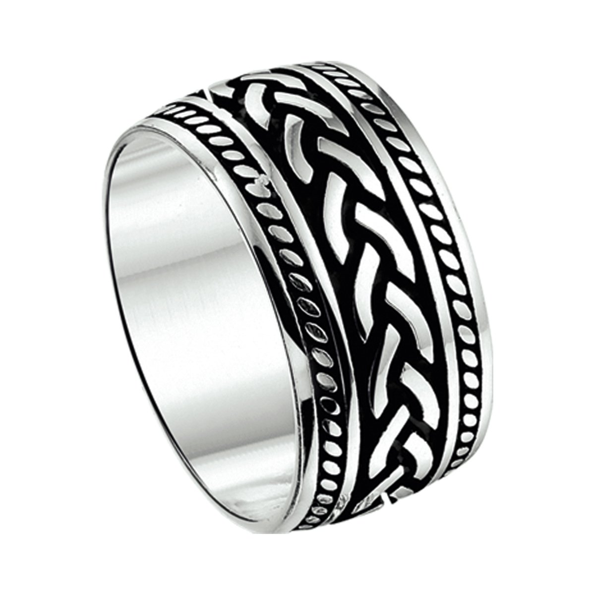 Zilver ring zilver gerhodineerd 1335218