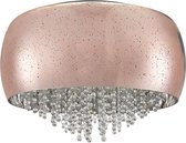 Lucande - plafondlamp design - 6 lichts - ijzer, glas, kristal - H: 34.5 cm - G9 - , wit