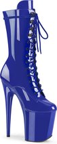 Pleaser Plateau Laarzen -42 shoes- FLAMINGO-1050 Paaldans schoenen Blauw