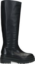 Sacha - Dames - Zwarte hoge chelsea boots - Maat 39