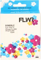 FLWR - Inktcartridge / 940XL Cyaan - Geschikt voor HP