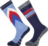 Sinner - Limited Retro Socks  - 2-Pack Skisokken - 39-41 - Multi