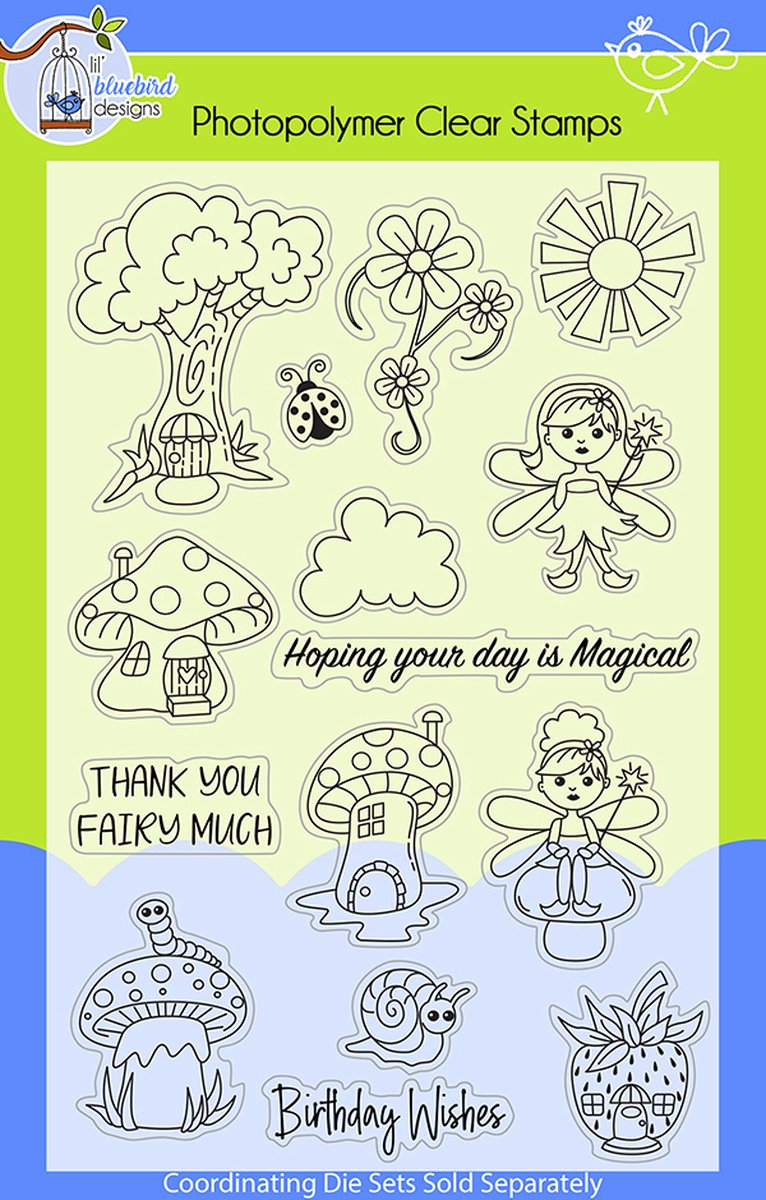 Fairy Wishes Stamp Set (LBD-S005) (DISCONTINUED)