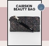 CAIRSKIN Make-up Brush Etui - Glitter Etui Black Label - Small Etui Penselen - Sparkling Glitter Opbergtasje voor Makeup Kwasten - Toilet tasje - Beauty Bag