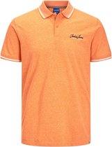 Jack & Jones Poloshirt Orton Sun Orange (Maat: 6XL)