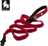 Looplijn Hond met Heupriem voor Hardlopen - Maat: L - 200-340cm - Rood - Elastische Hondenriem