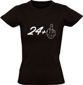 25 jaar Dames t-shirt | verjaardag | feest | cadeau | Zwart