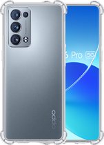 Oppo Reno 6 Pro Hoesje Siliconen Proof Case Transparant - Oppo Reno 6 Pro Hoesje Transparant - Oppo Reno 6 Pro Hoes Cover Case proof