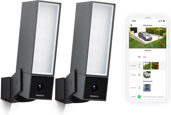 Netatmo Slimme Buitencamera - Duo pack