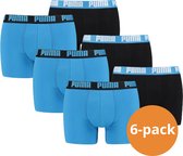 Puma Boxershorts Basic 6-pack Spring Break Blue Combo