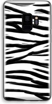 CaseCompany® - Galaxy S9 hoesje - Zebra pattern - Soft Case / Cover - Bescherming aan alle Kanten - Zijkanten Transparant - Bescherming Over de Schermrand - Back Cover