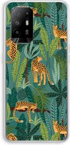 CaseCompany® - Oppo A94 5G hoesje - Luipaard 2 - Soft Case / Cover - Bescherming aan alle Kanten - Zijkanten Transparant - Bescherming Over de Schermrand - Back Cover