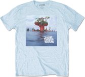 Gorillaz - Plastic Beach Heren T-shirt - S - Blauw