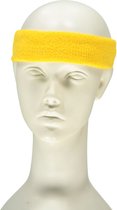 Feest hoofdband| gekleurde hoofdband geel one size