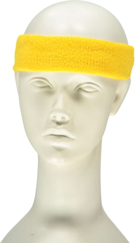 Apollo - Feest hoofdband - gekleurde hoofdband geel one size
