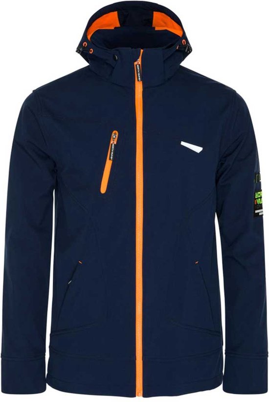 Veste softshell à capuche Borel - Bleu marine - L