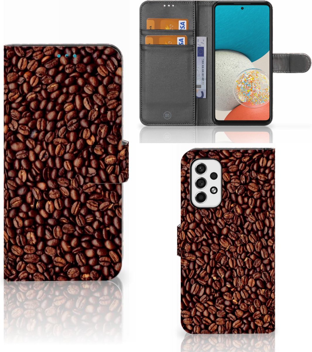 Samsung Galaxy A53 Book Cover Koffiebonen