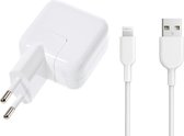 iPad en iPhone Lader - Premium USB Oplader inclusief lightning kabel van3 Meter - Apple iPhone 11/11 PRO/ XS/ XR/ X/ iPhone 8/ 8 Plus/ iPhone SE/ etc. - Oplaadkabel wit