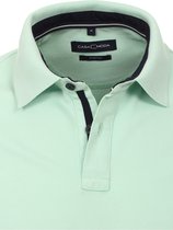Casa Moda Polo Shirt Comfort Fit Effen Stretch Turqouise - XL