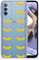 Silicone Back Cover Motorola Moto G31 | G41 Telefoonhoesje met Naam Banana