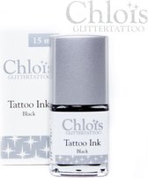 Chloïs Brush on Tattoo Ink Black 15 ml - Veilige Tattoo inkt - Nep Tattoo - Net echte Tattoo - Kinderen en Volwassenen