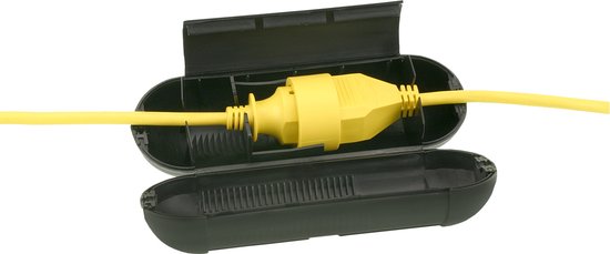 EXIN Verlengsnoerverbinder - Stekkersafe - Zwart van EXIN — afbeelding 4