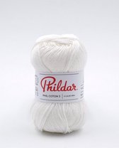 Phildar Phil Coton 3 blanc Pack 10 x 50 gram