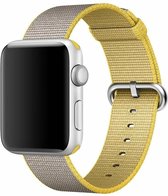 Nylon bandje voor de Geschikt voor Apple Watch 42mm - 44mm Geel voor Series 1|2|3|4|5|6|7