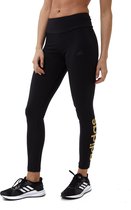 Adidas Loungewear Essentials High-Waisted Logo Legging Zwart/Goud Dames - Maat L