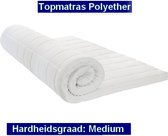 Korter model 1-Persoons Topmatras Polyether SG30  6CM - Gemiddeld ligcomfort - 80x190/6