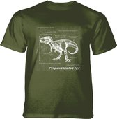 T-shirt T-Rex Fact Sheet Green KIDS M