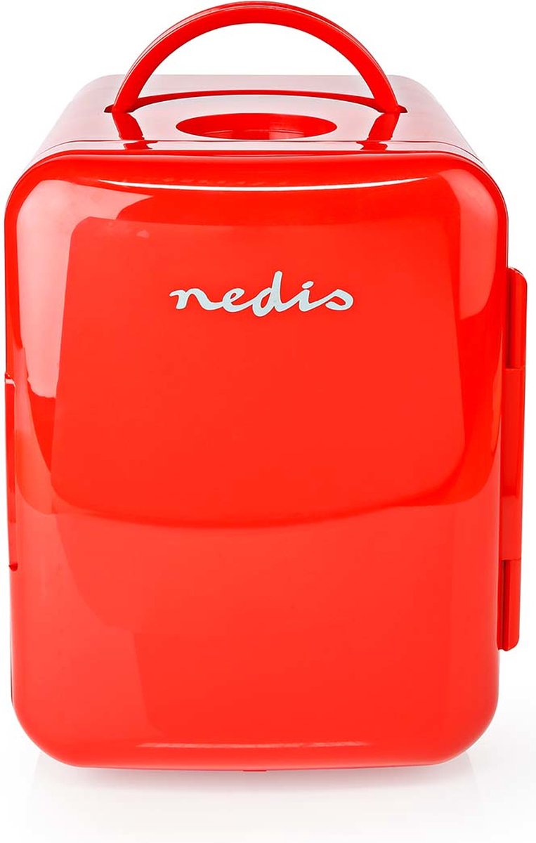 Nedis - Mini koelkast 4 l Rood