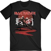 Iron Maiden - Senjutsu Eddie Archer Kanji Heren T-shirt - 2XL - Zwart