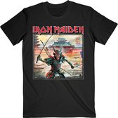 Iron Maiden Heren Tshirt -S- Senjutsu Album Palace Keyline Square Zwart