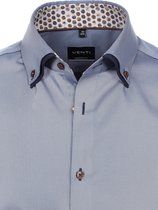 Blauw Overhemd Dubbele Kraag Venti 113785600-100 - XXL