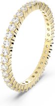 Swarovski Vittore Dames Ring Staal - Goudkleurig - 16.00 mm / maat 50