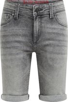 WE Fashion Jongens slim fit denimshort van jog denim