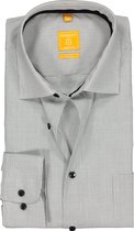 Redmond modern fit overhemd - zwart-wit geruit - Strijkvriendelijk - Boordmaat: 41/42