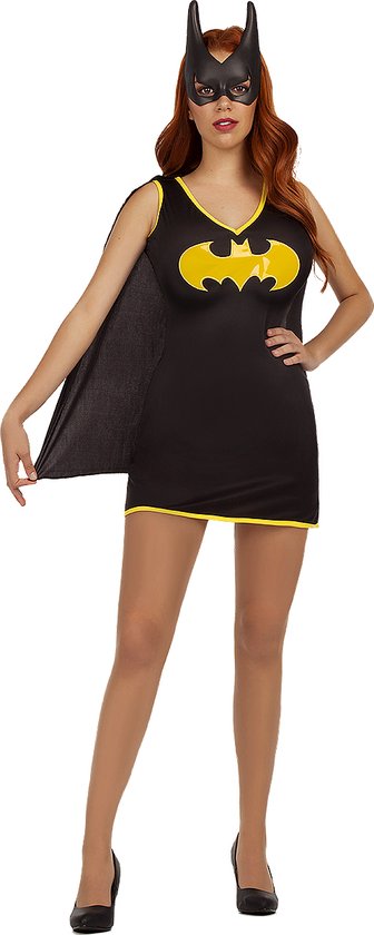 FUNIDELIA Batgirl jurk voor vrouwen Barbara Gordon - Maat: - Zwart