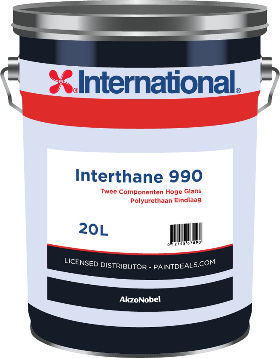 Interthane 990 (5L & 20L) - 2 Comp- Gekleurde Eindlaag - Glans