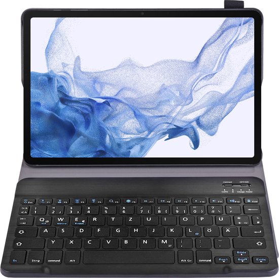 Lenovo Tab M11 / K11 Hoes met Screen Protector en Handriem Zwart | gsmpunt