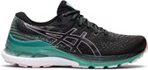 ASICS GEL-Kayano 28 Dames - Sportschoenen - zwart/groen - maat 36