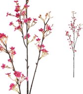 PTMD Garden Flower Osmanthus Kunsttak - 46 x 17 x 91 cm - Fuchsia