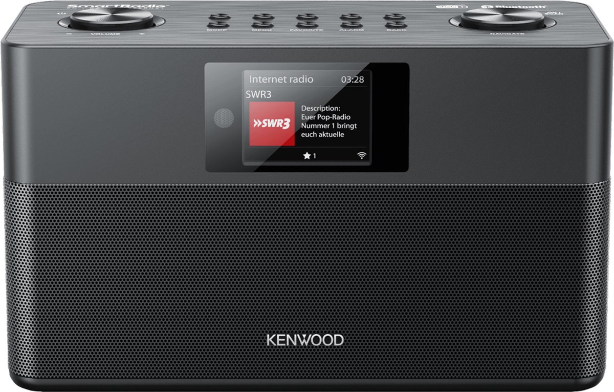 Kenwood CR-ST100S - Smart Internet Radio - DAB+ -  Zwart - Kenwood Audio