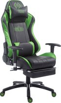 Racing Gaming Bureaustoel Kerava V1 met Voetensteun, Zwart/Groen