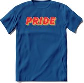 Pride T-Shirt | Grappig LHBTIQ+ / LGBTQ / Gay / Homo / Lesbi Cadeau Shirt | Dames - Heren - Unisex | Tshirt Kleding Kado | - Donker Blauw - S