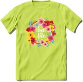 Love Is Love | Pride T-Shirt | Grappig LHBTIQ+ / LGBTQ / Gay / Homo / Lesbi Cadeau Shirt | Dames - Heren - Unisex | Tshirt Kleding Kado | - Groen - 3XL