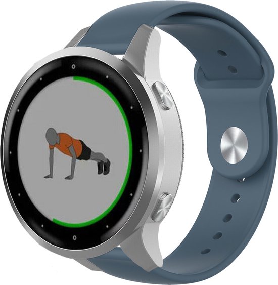 Siliconen bandje geschikt voor Garmin Vivoactive 4s Garmin Vivomove 3s Garmin Venu. bol