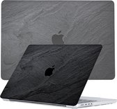 Lunso Geschikt voor MacBook Pro 14 inch (2021-2023) cover hoes - case - Black Stone